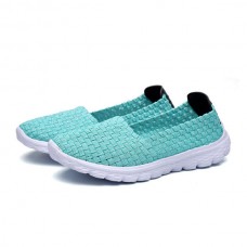 Casual Hand-made Knitted Round Toe Health Shoes For Women