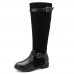 Large Size Casual Buckle Zipper Over The Knee Boots