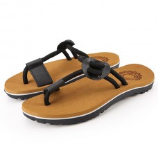 Men Casual Soft Sole Stylish Clip Toe Slippers Beach Shoes