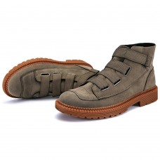 Fashion Outdoor Soft Casual Hook&Loop Ankle Boots