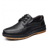 Men Genuine Leather Dress Shoes Business Formal Oxfords