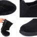 Comfy Soft Suede Leather Warm Fur Lining High Top Oxfords for Men