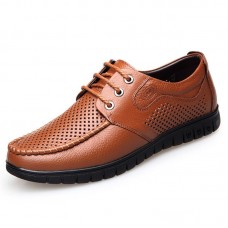 Breathable Hollow Out Microfiber Casual Comfy Soft Oxfords